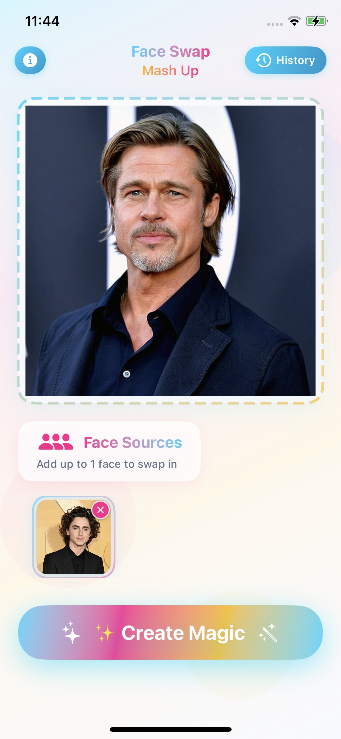 Face Swap Mash Up App Screenshot